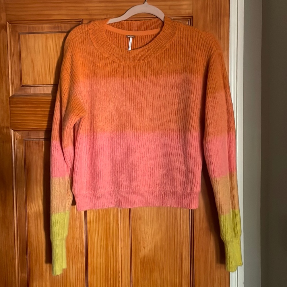 Free people cropped sweater.